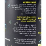 Creating Better Days THC Gummies - Black Label - Bluberry Lemonade Flavor Delta 9 + CBN + THC-P (20 servings)